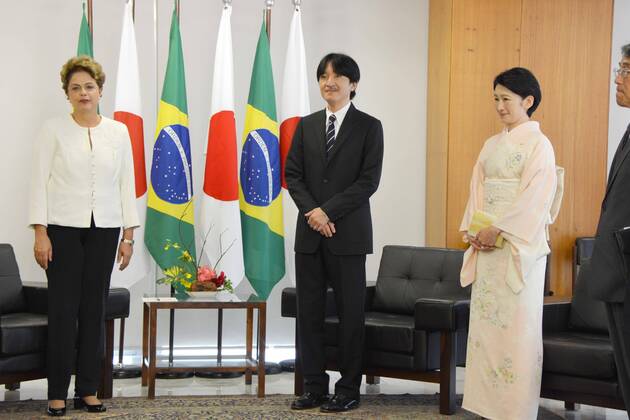 Dilma Rousseff receives Prince Akishino