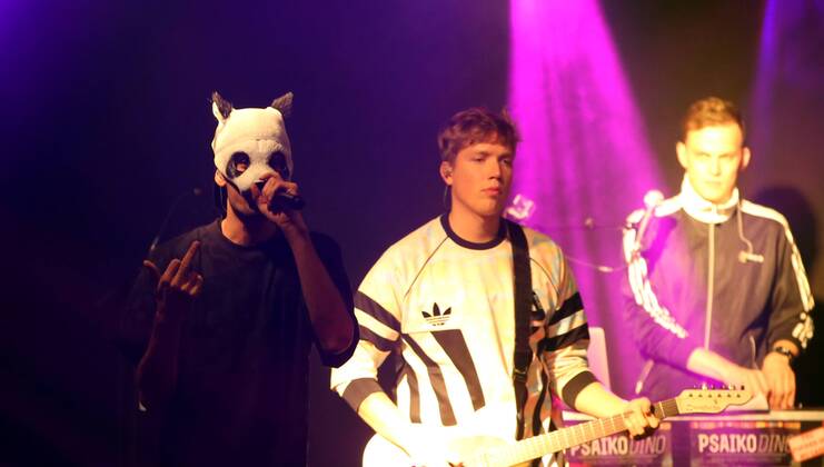 Cro concert at EM jersey presentation in Berlin