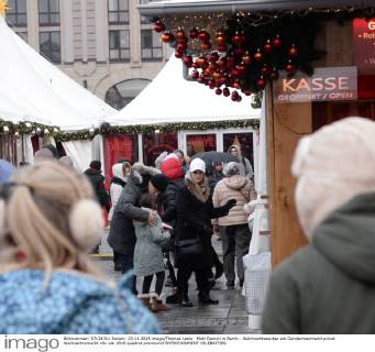 Matt Damon at the Berlin Christmas Market
