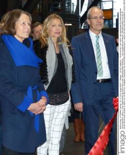 Ursula Karven at the MissionBahnhof press event in Berlin