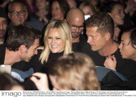 Tatort premiere in Berlin - Til Schweiger with co-star Helene Fischer