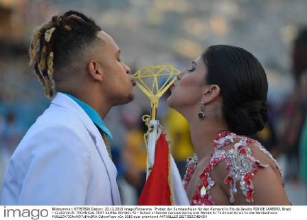 Rehearsals of the Samba Schools for the Carnival in Rio de Janeiro