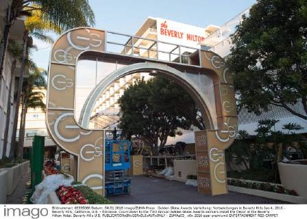 Golden Globe Awards ceremony: Preparations in Beverly Hills