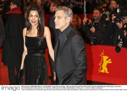 66th Berlinale Opening Ceremony: Hail, Caesar! George and Amal Clooney