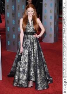 Barbara Meier at the BAFTA Awards in London