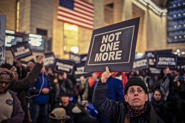 USA, Police violence against African Americans, Chronicle, Cleveland 2014