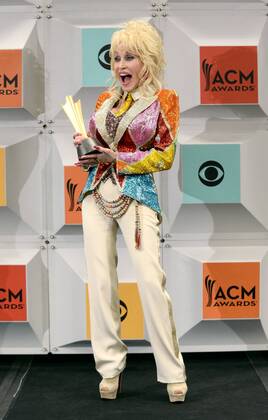 Country Music Awards in Las Vegas - Dolly Parton freut sich über den Tex Ritter Award