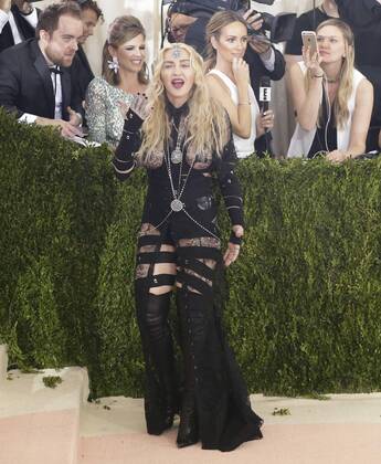 MET Gala 2016 - Madonna with Bondage Look