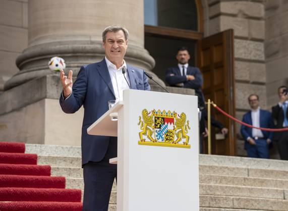 Bavaria, honouring the volunteers of Euro 2024 in Munich