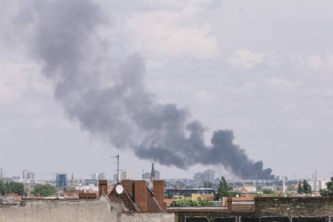 Fire at the Dong-Xuan-Center in Berlin - archive pictures