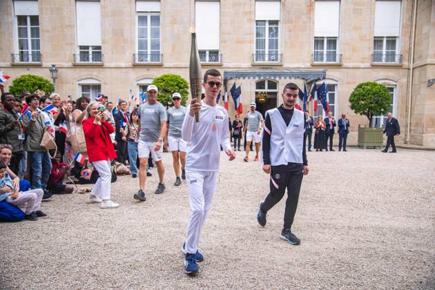 Paris 2024, Olympics, Olympic flame in Paris