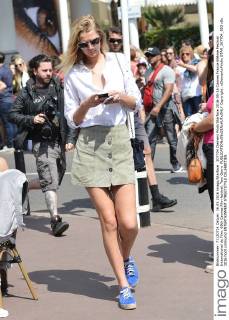 Toni Garrn in Cannes