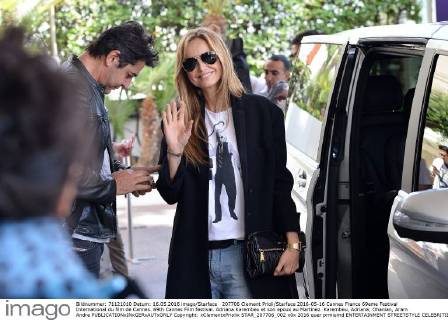 Adriana Karembeu in Cannes