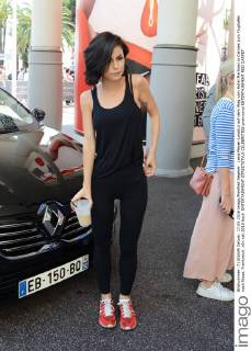 Lena Meyer Landrut - Departure from Cannes