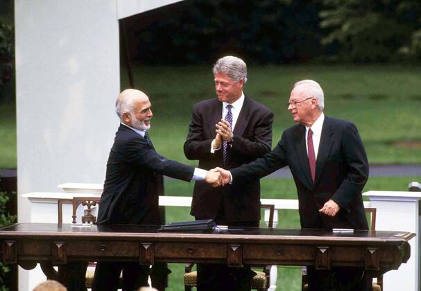 Jordan and Israel sign peace treaty, 25th anniversary on 26 October