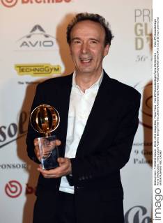 Globo d oro in Romo, Roberto Benigni und Frau Nicoletta werden mit Award für ihr Lebenswerk ausgezeichnet