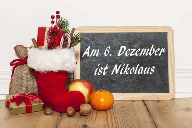 Adventszeit, am 6. Dezember kommt der Nikolaus