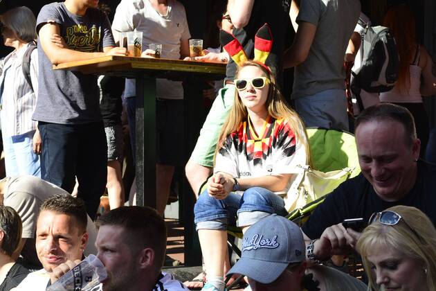 EURO 2016, Germany - Slovakia, Public Viewing at the Kulturbrauerei in Berlin