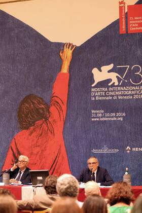 Venice Film Festival - PK with Director Barbera