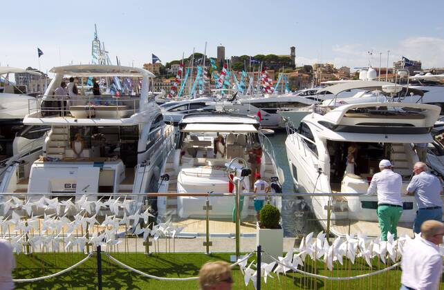 Yacht Festival in Cannes