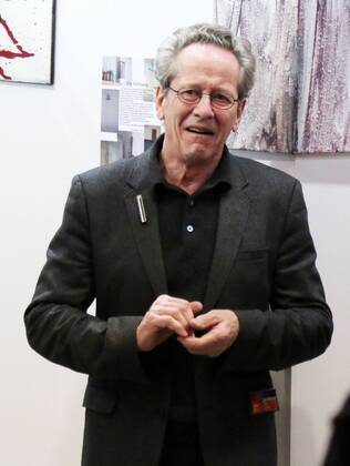 Kunstmesse artthuer in Erfurt - Rolf Lindner gewinnt Kunstpreis
