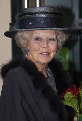 Princess Beatrix at the 90th anniversary celebration of Reumafonds Scheveningen