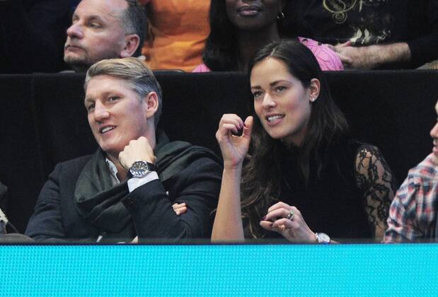 Prominenz beim Tennis Finale in London