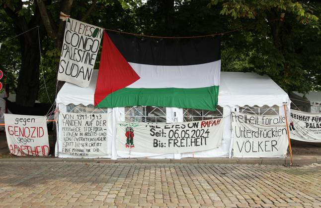 Pro-Palestine protest camp in Hamburg comes to an end, archive pictures