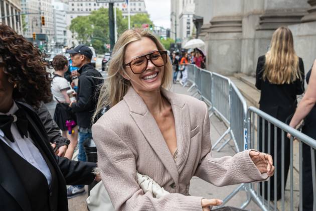 New York Fashion Week, guests of the Prabal Gurung fashion show