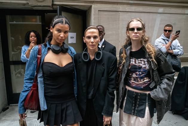 New York Fashion Week, guests of the Who Decides War fashion show