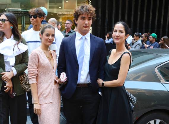 New York Fashion Week, guests at the Carolina Herrera fashion show