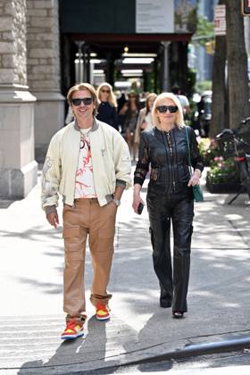 New York Fashion Week, guests of the Dennis Basso fashion show