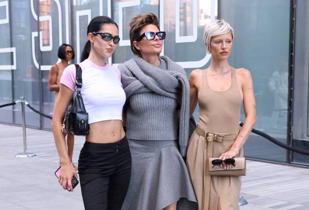 New York Fashion Week, guests of the Michael Kors fashion show