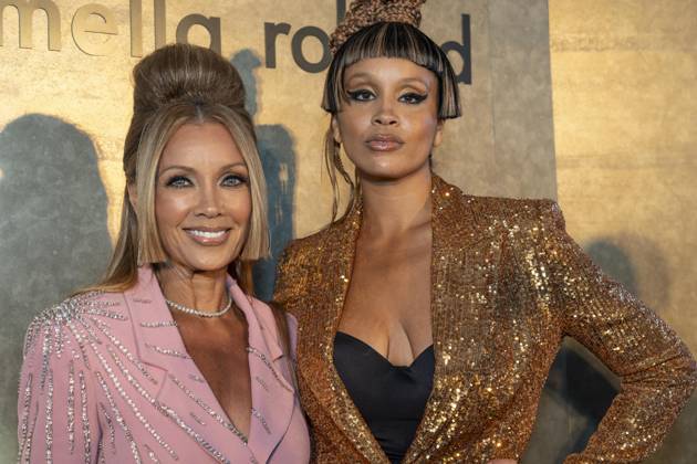 New York Fashion Week, guests of the Pamella Roland fashion show