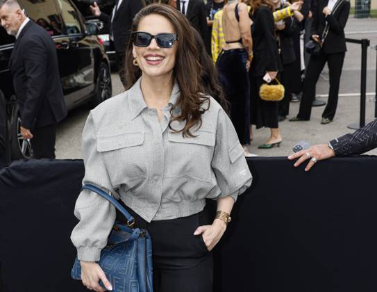 Milan Fashion Week, guests at the Fendi fashion show