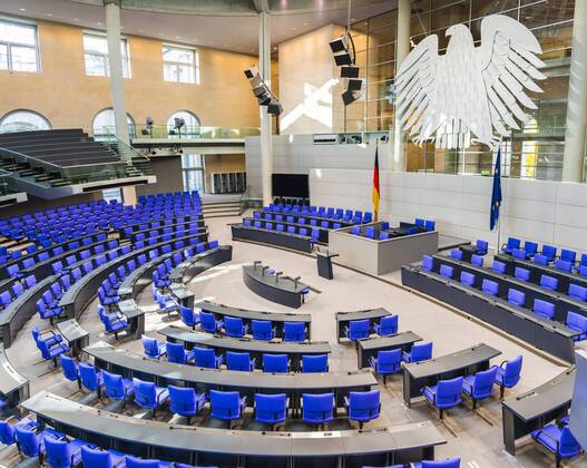 Berlin, carpet for plenary hall in the Bundestag is changed - archive pictures