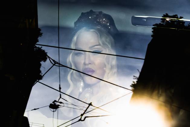 Milan Fashion Week, Madonna as guest at the Dolce & Gabbana fashion show