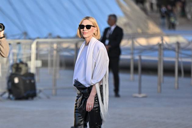 Paris Fashion Week, guests at the Louis Vuitton fashion show