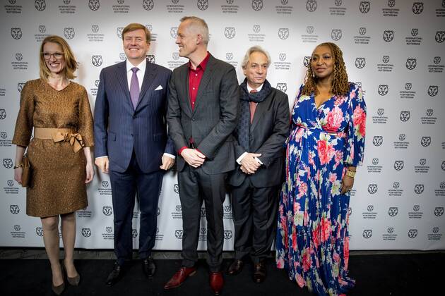 Willem-Alexander visits Rotterdam Film Festival