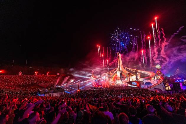 Tomorrowland Festival takes place despite burnt down mainstage, archive pictures