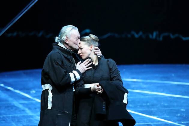 Theatre Rehearsal Prince Friedrich von Homburg in the Berliner Ensemble