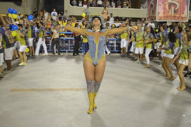 Rehearsals for the Carnival in Rio de Janeiro