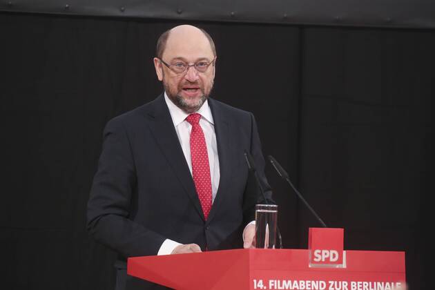 Martin Schulz at the SPD Film Evening in the context of the Berlinale