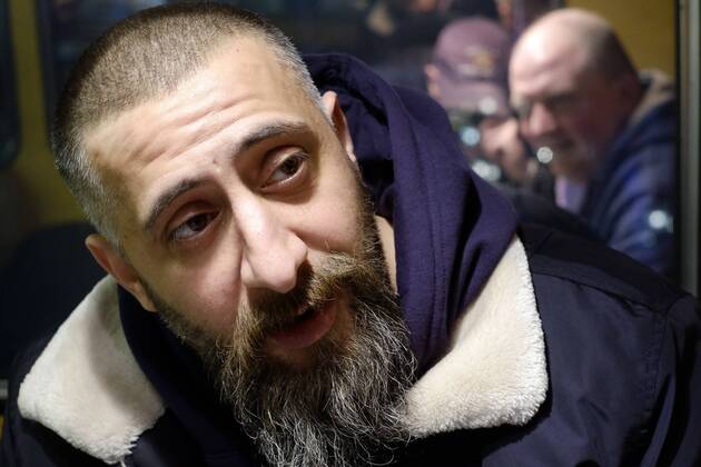 67th Berlinale - Actor Kida Ramadan guest on RadioEins bus