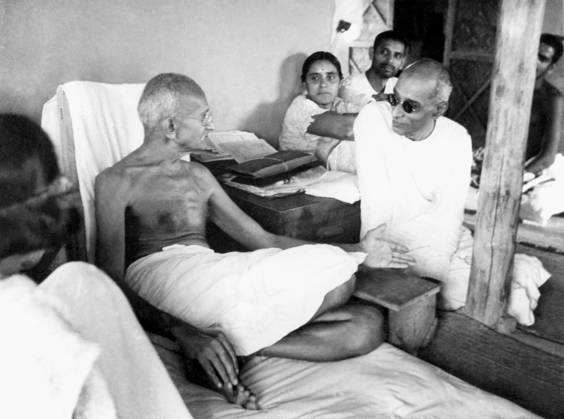 IMAGO History, Archiv, Indien, Mahatma Gandhi, Sevagram Aschram 1938-1941