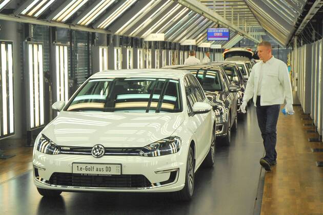 E-Golf from Dresden rolls to Norway
