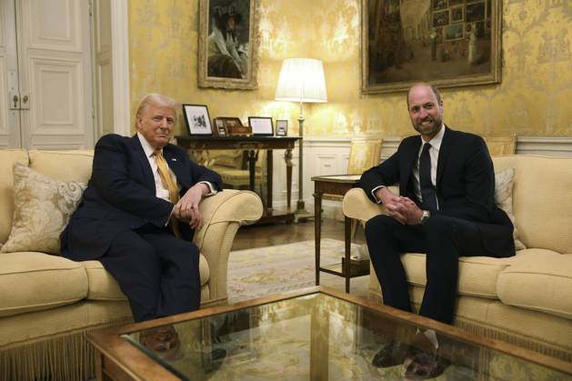 Prince William meets Donald Trump in Paris