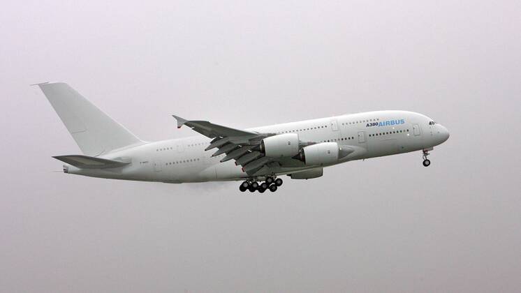 Premiere for the Airbus A380 in Frankfurt, 20th anniversary on 29 October