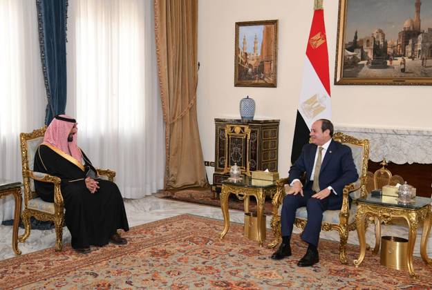 Egypt, Abdel Fattah El-Sisi meets Prince Badr bin Abdullah Al Saud