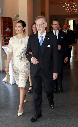 Kronprinzessin Victoria von Schweden besucht Crafoord Prize Award in Stockholm